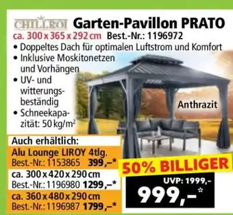 Norma Garten-Pavillon PRATO Angebot