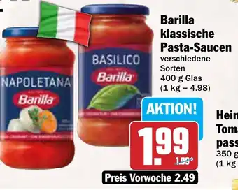 AEZ Barilla klassische Pasta-Saucen Angebot
