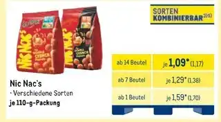 METRO Nic nac`s Angebot