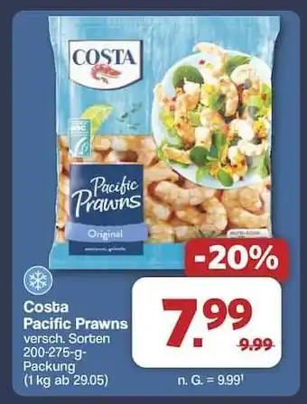 Famila Nord Ost Costa Pacific Prawns Angebot