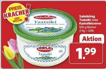 Famila Nord Ost Salatkönig Tzatziki oder Kartoffelcreme Angebot