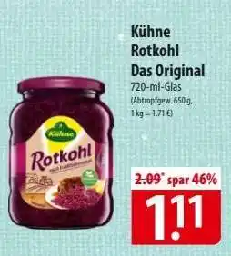 Famila Nord Ost Kühne Rotkohl Das Original Angebot
