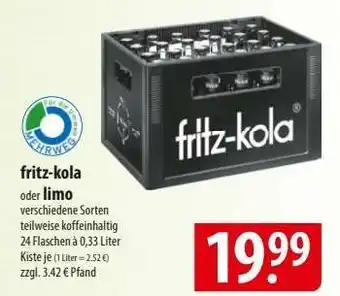 Famila Nord Ost Fritz-Kola oder Limo Angebot