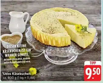 Edeka Udos Käsekuchen Angebot