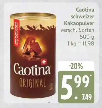Edeka Caotina Original Angebot