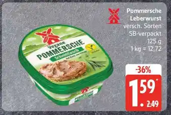 Edeka Pommersche Leberwurst Angebot