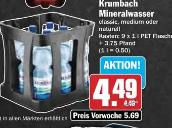 AEZ Krumbach Mineralwasser Angebot