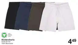 Zeeman Kindershorts Angebot