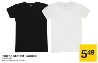 Zeeman Herren T-Shirt mit Rundhals Angebot