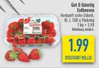 diska Gut & Günstig Erdbeeren Angebot
