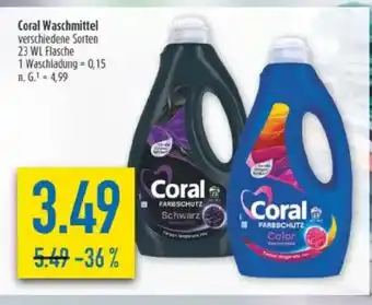 diska Coral Waschmittel Angebot