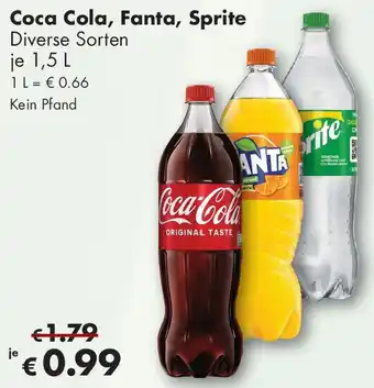 Travel Free Coca Cola, Fanta, Sprite Angebot