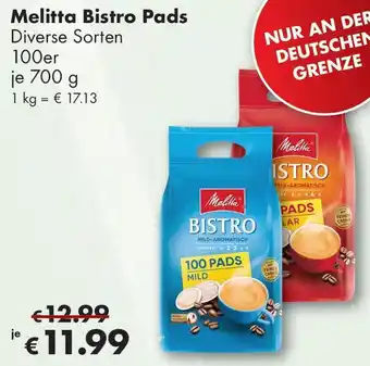 Travel Free Melitta Bistro Pads Angebot