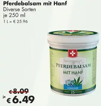 Travel Free Pferdebalsam mit Hanf Angebot