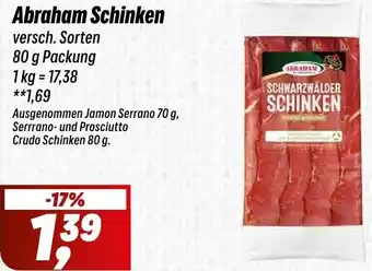Simmel Abraham Schinken Angebot