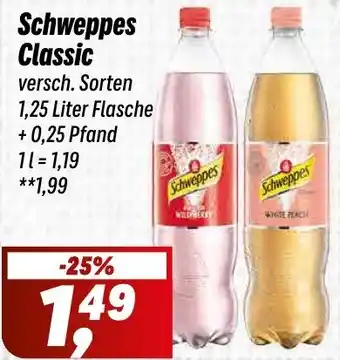 Simmel Schweppes Classic Angebot