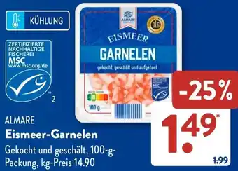Aldi Süd ALMARE Eismeer-Garnelen Angebot