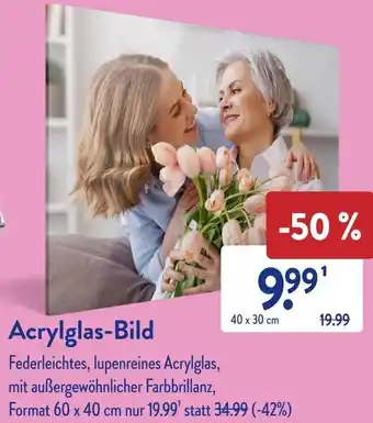 Aldi Süd Acrylglas-Bild Angebot