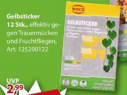 Sonderpreis Baumarkt WECO Gelbsticker Angebot