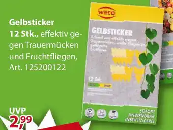 Sonderpreis Baumarkt WECO Gelbsticker Angebot