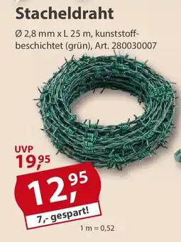 Sonderpreis Baumarkt Stacheldraht Angebot