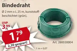 Sonderpreis Baumarkt Bindedraht Angebot