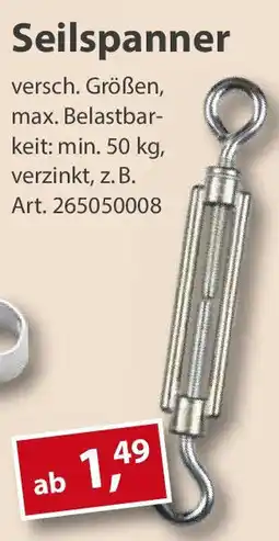 Sonderpreis Baumarkt Seilspanner Angebot