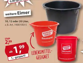 Sonderpreis Baumarkt weitere Eimer Angebot