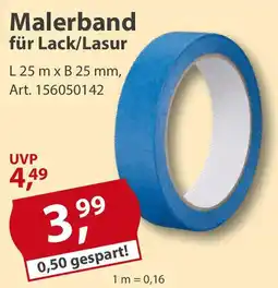 Sonderpreis Baumarkt Malerband für Lack/Lasur Angebot