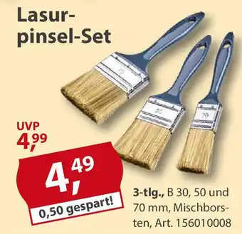 Sonderpreis Baumarkt Lasurpinsel-Set Angebot