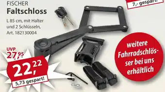 Sonderpreis Baumarkt FISCHER Faltschloss Angebot