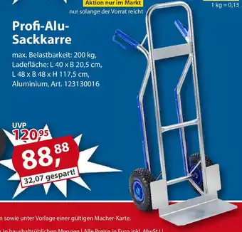 Sonderpreis Baumarkt Profi-Alu- Sackkarre Angebot