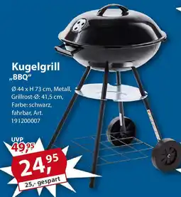 Sonderpreis Baumarkt Kugelgrill ,,BBQ" Angebot