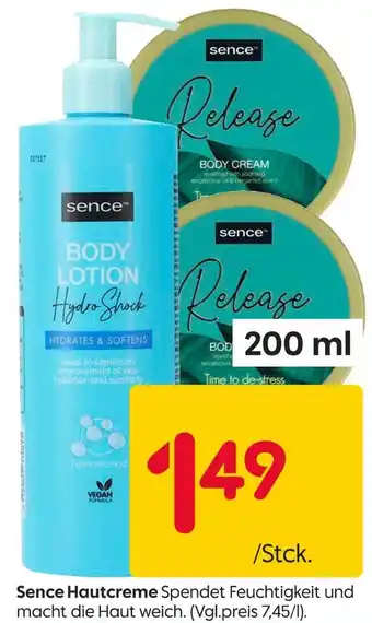 Rusta Sence hautcreme Angebot