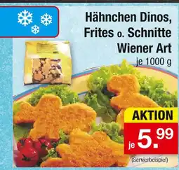 Zimmermann Hähnchen dinos, frites oder schnitte wiener art Angebot