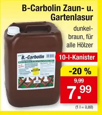 Zimmermann B-carbolin zaun- u. gartenlasur Angebot