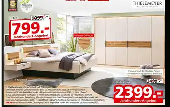 Segmüller Thielemeyer kleiderschrank „corso“, bett „corso“ oder nachttisch „corso“ Angebot