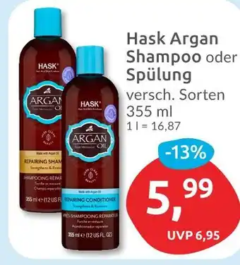 Budni Hask shampoo oder spülung Angebot