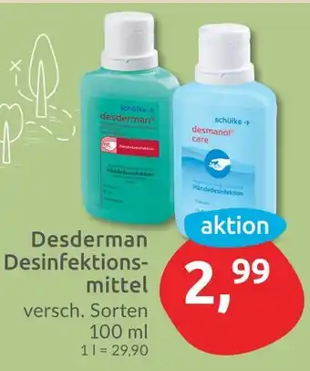 Budni Schülke desderman desinfektionsmittel Angebot