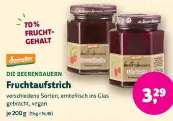 Biomarkt DIE BEERENBAUERN Fruchtaufstrich Angebot