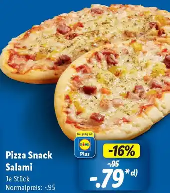 Lidl Pizza Snack Salami Angebot