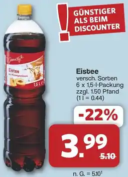 Famila Nord West Jeden Tag Eistee Angebot