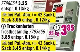 Hornbach Trockenbeton Angebot