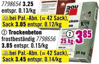 Hornbach Trockenbeton Angebot