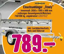 Hornbach HUMBAUR Einachsanhänger „Steely" Angebot