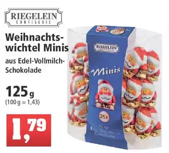 Thomas Philipps Riegelein Weihnachtswichtel Minis 125g Angebot