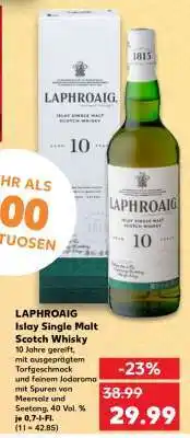Kaufland LAPHROAIG Islay Single Malt Scotch Whisky Angebot