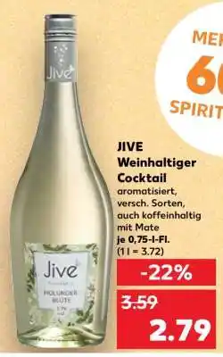 Kaufland JIVE Weinhaltiger Cocktail Angebot