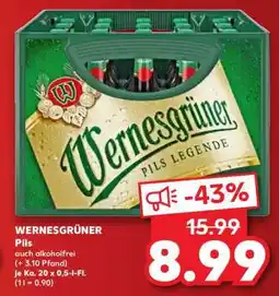 Kaufland WERNESGRÜNER Pils Angebot