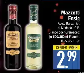 Edeka Mazzetti Essig Angebot